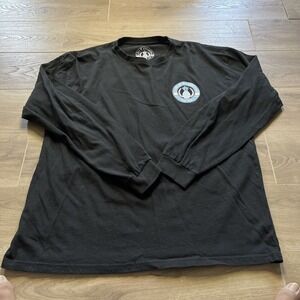 Love & Pineapples Love Sleeve Shirt Women’s XLarge Black Let’s Go Girls